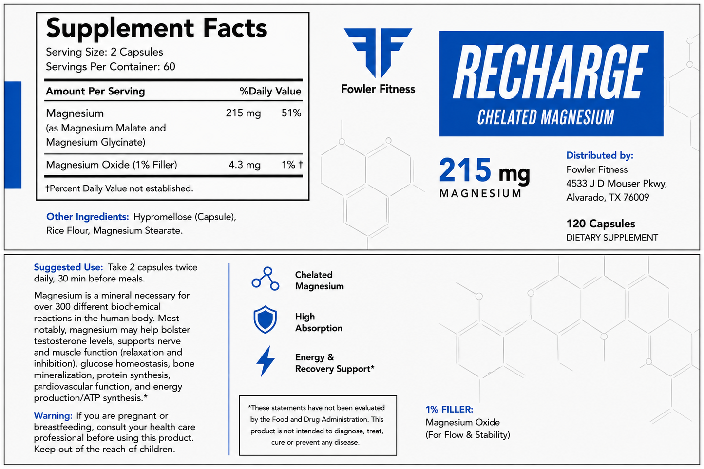 Recharge -   Chelated magnesium